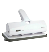 4-fach-Locher ALU 40 1324, wei&szlig;, bis 4mm 40 Blatt, mit Anschlagschiene