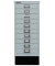 Schubladenschrank MultiDrawer™ 29er Serie L2910S855, Stahl, 10 Schubladen (Vollauszug), A4, 27,8 x 67 x 38 cm, mit Sockel, sil