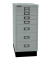 Schubladenschrank MultiDrawer™ 29er Serie L298S855, Stahl, 8 Schubladen (Vollauszug), A4, 27,8 x 67 x 38 cm, mit Sockel, silbe
