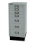 Schubladenschrank MultiDrawer™ 29er Serie L298S855, Stahl, 8 Schubladen (Vollauszug), A4, 27,8 x 67 x 38 cm, mit Sockel, silbe