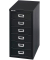 Schubladenschrank MultiDrawer™ 29er Serie L296633, Stahl, 6 Schubladen (Vollauszug), A4, 27,8 x 59 x 38 cm, schwarz