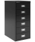 Schubladenschrank MultiDrawer™ 29er Serie L296633, Stahl, 6 Schubladen (Vollauszug), A4, 27,8 x 59 x 38 cm, schwarz