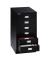 Schubladenschrank MultiDrawer™ 29er Serie L296S833, Stahl, 6 Schubladen (Vollauszug), A4, 27,8 x 67 x 38 cm, mit Sockel, schwa