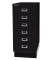 Schubladenschrank MultiDrawer™ 29er Serie L296S833, Stahl, 6 Schubladen (Vollauszug), A4, 27,8 x 67 x 38 cm, mit Sockel, schwa