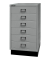 Schubladenschrank MultiDrawer™ 29er Serie L29A36S855, Stahl, 6 Schubladen (Vollauszug), A3, 34,9 x 67 x 43,3 cm, mit Sockel, s