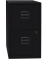 H&auml;ngeregistraturschrank PFA2-633 PFA 2, schwarz, 2 Schubladen, 1-bahnig