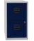 Standcontainer lichtgrau/blau 2 Hängeregistraturen
