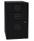 Standcontainer schwarz 2 Schubladen/1 Hängeregistratur