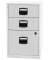 Standcontainer lichtgrau 2 Schubladen/1 Hängeregistratur