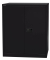 Aktenschrank Universal E402A01433, Stahl abschließbar, 2 OH, 91,4 x 100 x 40 cm, schwarz