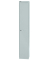 Spind, Metall, 1 Abteil mit 1 Fach, abschließbar, 30,5x180,2cm (BxH), blau
