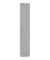 Spind, Metall, 1 Abteil mit 1 Fach, abschließbar, 30,5x180,2cm (BxH), silber