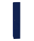 Spind, Metall, 1 Abteil mit 1 Fach, abschließbar, 30,5x180,2cm (BxH), blau