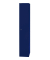 Spind, Metall, 1 Abteil mit 1 Fach, abschließbar, 30,5x180,2cm (BxH), blau