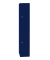Spind, Metall, 1 Abteil mit 2 Fächern, abschließbar, 30,5x180,2cm (BxH), blau