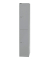 Spind, Metall, 1 Abteil mit 2 Fächern, abschließbar, 30,5x180,2cm (BxH), silber
