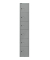 Schließfachschrank, Metall, 1 Abteil mit 6 Fächern, abschließbar, 30,5x180,2cm (BxH), silber
