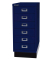 Schubladenschrank MultiDrawer™ 29er Serie L296S839, Stahl, 6 Schubladen (Vollauszug), A4, 27,8 x 67 x 38 cm, mit Sockel, blau