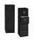 Hängeregistraturschrank 41,3 x 40 x 128,3 cm 4 Schubfächer schwarz