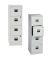 H&auml;ngeregistraturschrank PFA4F645 PFA 4, lichtgrau, 4 Schubladen, 1-bahnig