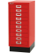 Schubladenschrank MultiDrawer™ 29er Serie L2910S870, Stahl, 10 Schubladen (Vollauszug), A4, 27,9 x 67 x 38 cm, mit Sockel, rot