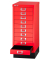 Schubladenschrank MultiDrawer™ 29er Serie L2910S870, Stahl, 10 Schubladen (Vollauszug), A4, 27,9 x 67 x 38 cm, mit Sockel, rot