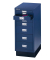 Schubladenschrank MultiDrawer™ 29er Serie L298S839, Stahl, 8 Schubladen (Vollauszug), A4, 27,8 x 67 x 38 cm, mit Sockel, blau