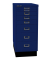 Schubladenschrank MultiDrawer™ 29er Serie L298S839, Stahl, 8 Schubladen (Vollauszug), A4, 27,8 x 67 x 38 cm, mit Sockel, blau