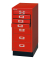 Schubladenschrank MultiDrawer™ 29er Serie L298S870, Stahl, 8 Schubladen (Vollauszug), A4, 27,9 x 67 x 38 cm, mit Sockel, rot