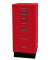 Schubladenschrank MultiDrawer™ 29er Serie L298S870, Stahl, 8 Schubladen (Vollauszug), A4, 27,9 x 67 x 38 cm, mit Sockel, rot