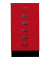 Schubladenschrank MultiDrawer™ 29er Serie L29A36S870, Stahl, 6 Schubladen (Vollauszug), A3, 34,9 x 67 x 43,2 cm, mit Sockel, r