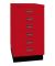 Schubladenschrank MultiDrawer™ 29er Serie L29A36S870, Stahl, 6 Schubladen (Vollauszug), A3, 34,9 x 67 x 43,2 cm, mit Sockel, r