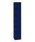 Schließfachschrank, Metall, 1 Abteil mit 6 Fächern, abschließbar, 30,5x180,2cm (BxH), blau