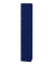 Schließfachschrank, Metall, 1 Abteil mit 6 Fächern, abschließbar, 30,5x180,2cm (BxH), blau