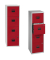 Hängeregistraturschrank 41,3 x 40 x 128,3 cm 4 Schubfächer lichtgrau/rot