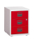 Rollcontainer PFAM3S506 PFA, rot/lichtgrau, 3 Schubladen, Metall, abschlie&szlig;bar