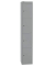 Schließfachschrank, Metall, 1 Abteil mit 4 Fächern, abschließbar, 30,5x180,2cm (BxH), silber