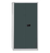 Aktenschrank Universal E722A03525, Stahl abschließbar, 4 OH, 91,4 x 180,6 x 40 cm, anthrazit/lichtgrau