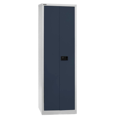 Aktenschrank Universal E782A04B6525, Stahl abschließbar, 5 OH, 60 x 195 x 40 cm, anthrazitgrau/lichtgrau