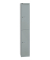 Spind, Metall, 1 Abteil mit 2 Fächern, abschließbar, 30,5x180,2cm (BxH), silber