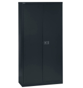 Aktenschrank Universal E722A03633, abschlie&szlig;bar, 4 OH, schwarz, 91,4x180,6x40cm (BxHxT)