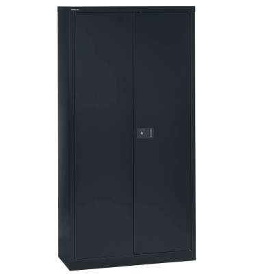 Aktenschrank Universal E722A03433, Stahl abschließbar, 4 OH, 91,4 x 180,6 x 40 cm, schwarz