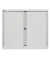 Aktenschrank EuroTambours™ PLUS ET412102SLG445, Kunststoff/Stahl abschließbar, 2,5 OH, 120 x 103 x 43 cm, lichtgrau