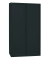 Aktenschrank EuroTambours™ PLUS ET412194S5433, Kunststoff/Stahl abschließbar, 5 OH, 120 x 198 x 43 cm, schwarz