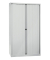 Aktenschrank EuroTambours™ PLUS ET412194SLG445, Kunststoff/Stahl abschließbar, 5 OH, 120 x 198 x 43 cm, lichtgrau