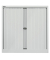 Aktenschrank EuroTambours™ PLUS ET410102SLG445, Kunststoff/Stahl abschließbar, 2,5 OH, 100 x 103 x 43 cm, lichtgrau