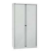 Aktenschrank EuroTambours™ PLUS ET410194SLG445, Kunststoff/Stahl abschließbar, 5 OH, 100 x 198 x 43 cm, lichtgrau