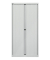 Aktenschrank EuroTambours™ PLUS ET410194SLG445, Kunststoff/Stahl abschließbar, 5 OH, 100 x 198 x 43 cm, lichtgrau