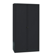 Aktenschrank EuroTambour ET410194S5633, abschlie&szlig;bar, 5 OH, schwarz, 100x198x43cm (BxHxT)