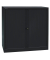 Aktenschrank EuroTambours™ PLUS ET410102S5433, Kunststoff/Stahl abschließbar, 2,5 OH, 100 x 103 x 43 cm, schwarz
